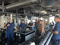 Visit to the US Coast Guard Cutter James Including A Tour of the Ship and Lunch With The Crew